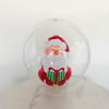 Christmas Cartoon Inflatable  With Green, Thick And Transparent PVC Toy Balls Arranged In The Courtyard