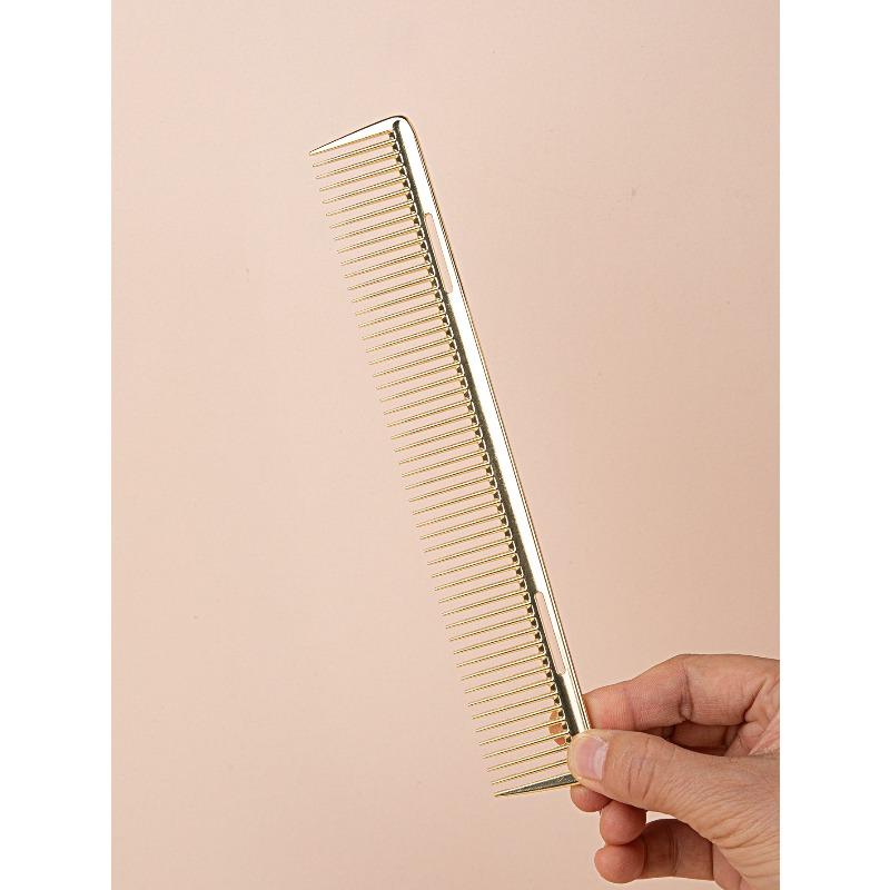 Meier Space aluminum hairdressing comb men s styling hairdressing comb fine tooth hairdressing comb
