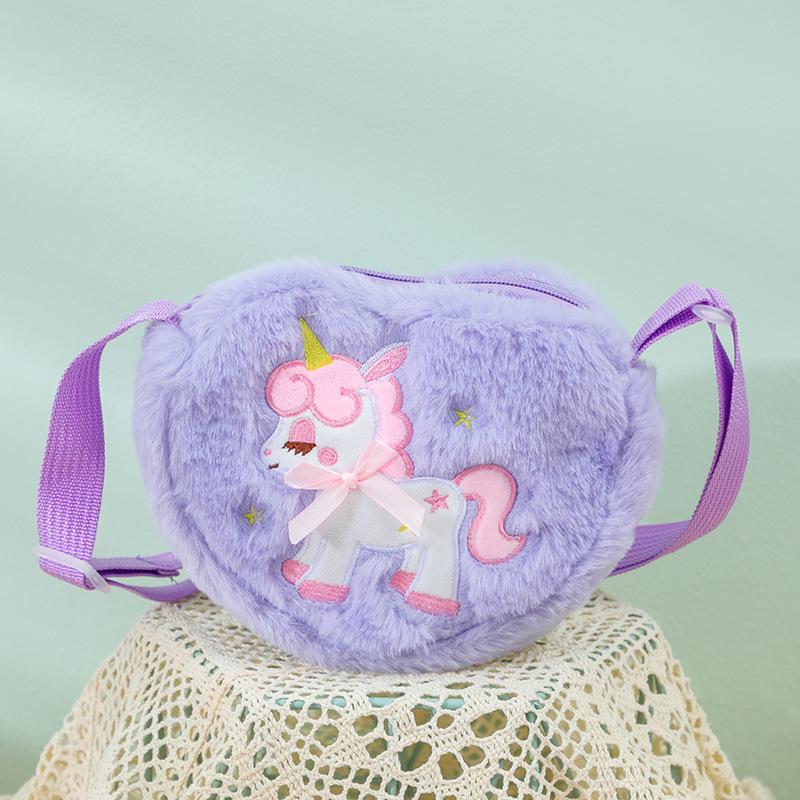 Children s Plush Unicorn Crossbody Bag for Girls - In Stock & Ready to Ship