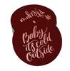 Inkdotpot Real Gold Foil Baby It's Cold Outside Baby Shower Tags Favor Hang Paper Tags 100