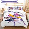 3pcs KPop Demon Hunters30 Cover Set - Personalized Name, HD Printed Bedding with 1 Cover and 2 Pillowcases - Perfect for Home Decor, Easy Care