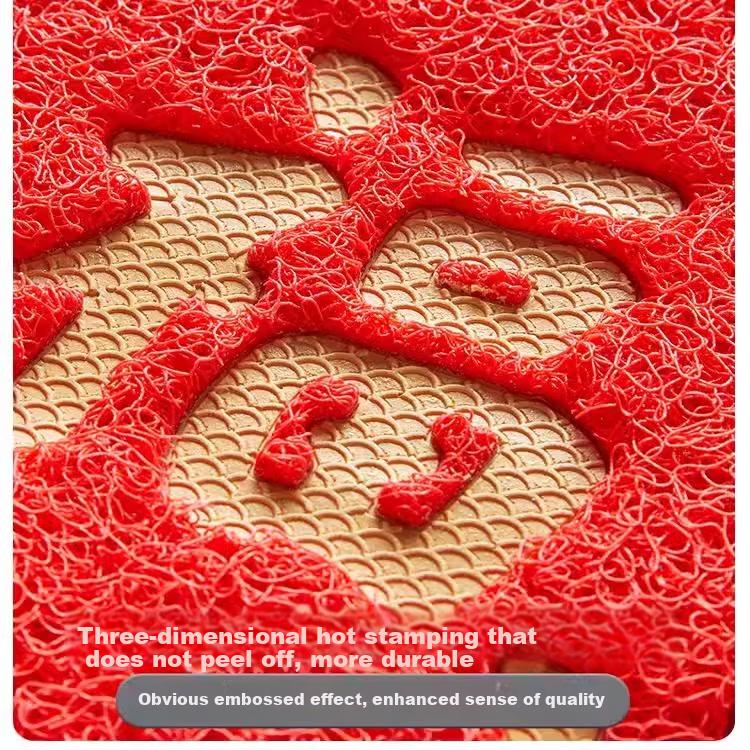 Yinshang Loop Safety Entrance Door Mat Non-Slip Floor Rug Welcome Mat for Entryway