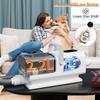 Multifunctional Pet Grooming Vacuum, Powerful Suction Dog Hair Trimmer Set with Detangling Brush, Low Noise Pet Hair Vacuum for All Breeds Dogs Cats