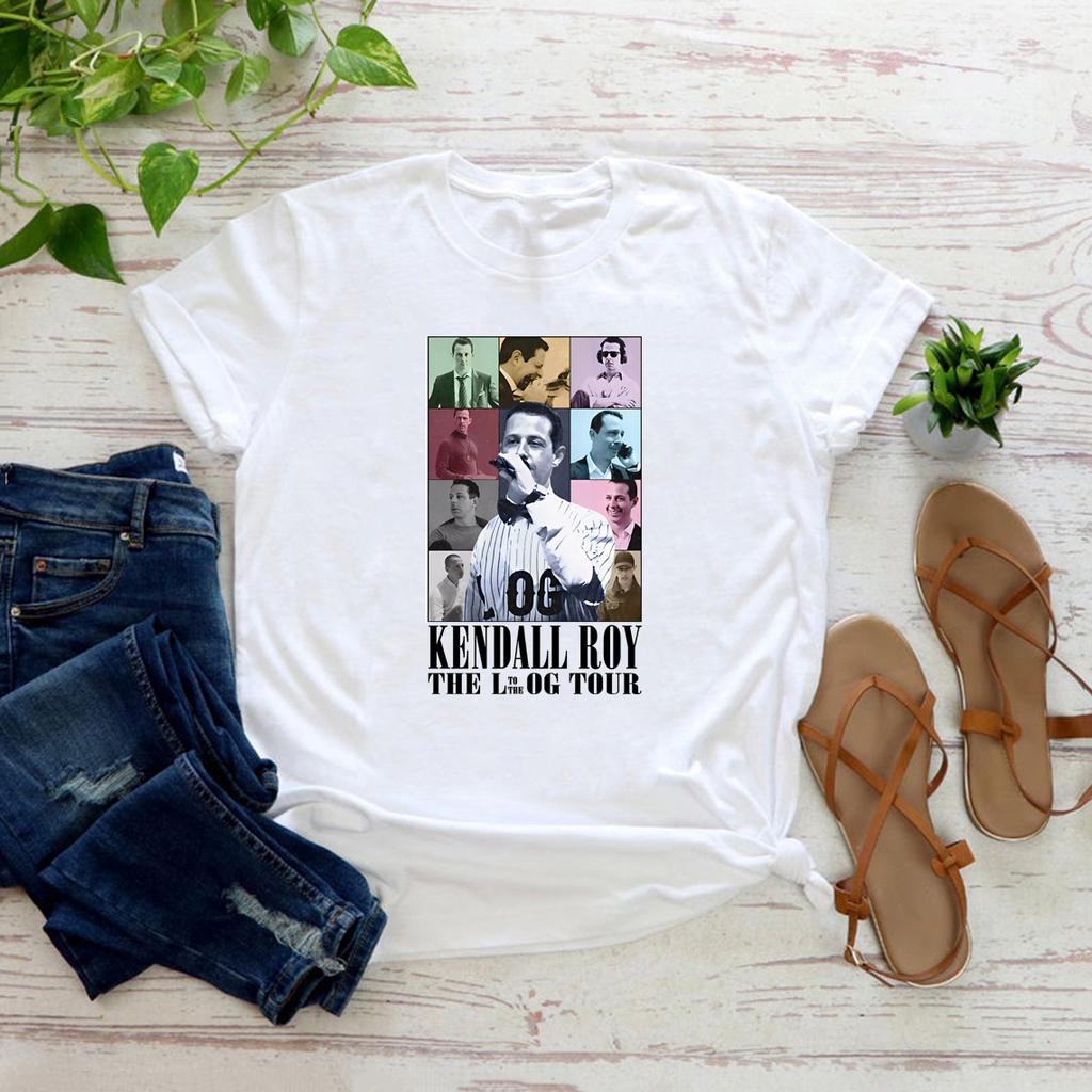 Kendall Roy The Eras Tour TShirt Gift for Women and Unisex Unisex T Shirts Vintage 80s 90s Succession TV Show Tshirt Casual Tops