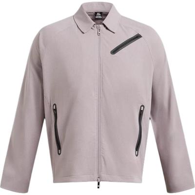 Giacca In Tessuto Elasticizzato Solido Inarrestabile con Zip Uomo Giacche Grigio Fatica 1383029-015