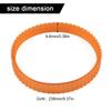 Compatible Electric Planer Drive Belt 238mm Girth 9 6mm Width Set Of 3 For 1900B 225007 N1923B Enhancing Machine Efficiency