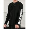 Semplice Stampa Longteng Autunno Moda Girocollo T-shirt a Maniche Lunghe da Uomo Top Outdoor Street Fashion Quotidiano Casual Comfort