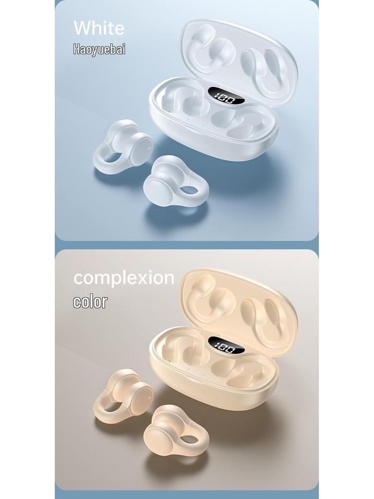 Junyi Bird 2025 Open-Ear Bone Conduction Bluetooth Sports Headphones with Noise Cancellation