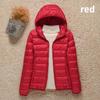 New Women Thin Down Jacket White Duck Down Ultralight Jackets Autumn And Winter Warm Coats Portable Outwear