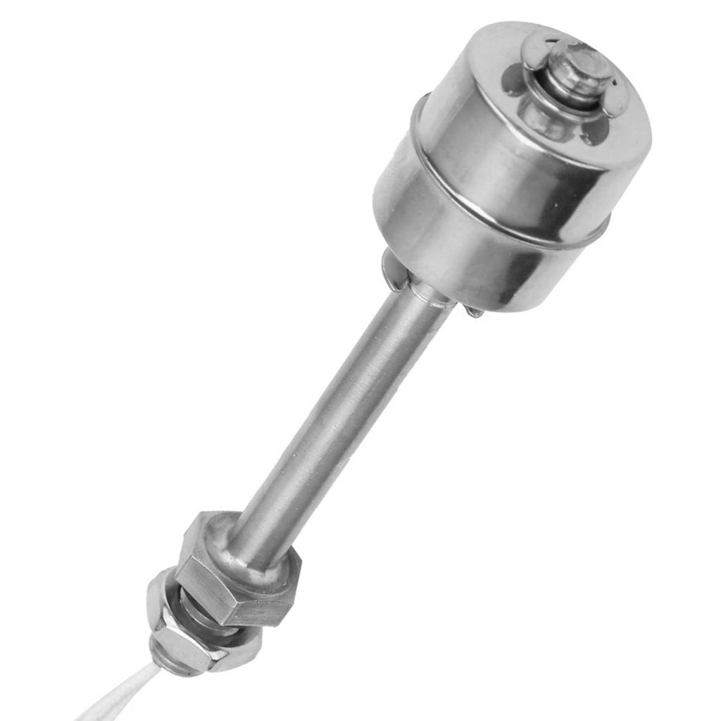 0~220V Stainless Steel Liquid Water Level Sensor Float Switch for Pool Can 100mm