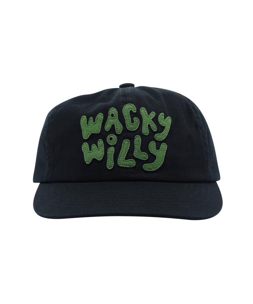 WACKY WILLY Applique Logo Half-Curve Cap (3 Colors)