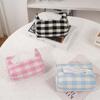 Modern Minimalist Cotton Tissue Box With Splicing Design For Office Decor And Desk Organization