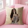 M-Madison Beerr Singer Cushion Cover Natural Linen Pillow Case Double-Sided Print Decorative Sofa Pillowcase Home Decor Gift