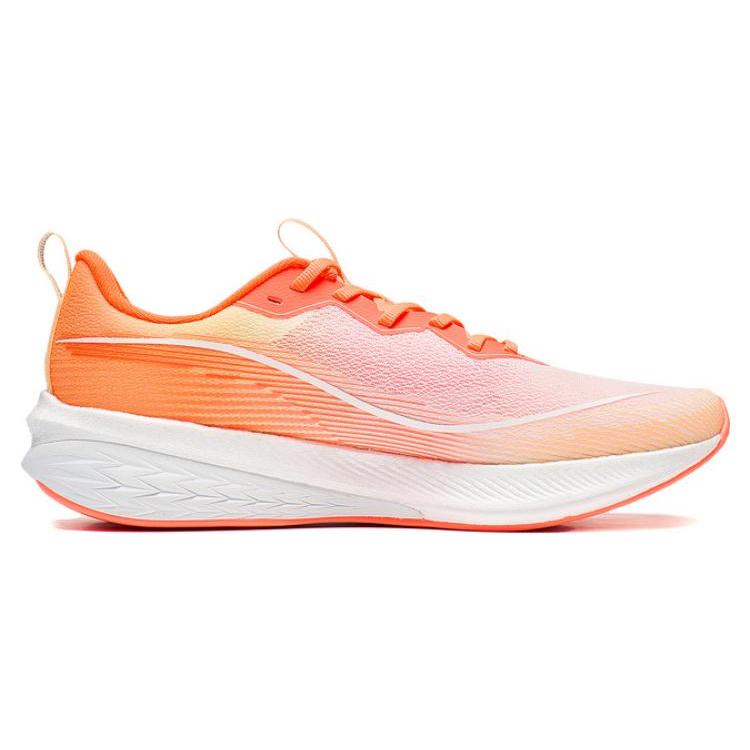 New LiNing Red Hare 6 Pro Cushioning Wear Resistant Low Top Casual Running Shoes Men's Orange ARMT043-10