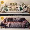 Rutschfester Baumwoll-Sofabezug: Ganzjahres-Sofa-Decke & Kissenbezug