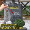 Gravestone Color Restoration Pen, for Gold Lettering on Tombstones, Available in Multiple Colors: Black/Gold/Silver/Red/White, Suitable for Gravestone
