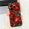 Luxury Rose Cover For Xiaomi Redmi Note 14 5G Case 6.67" Soft Slim Phone Case For Redmi Note 14 Note14 5G Capa Bags