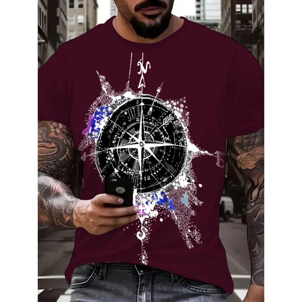 New retro clothing 3D skull print T-shirt, men's T-shirt and short sleeved plus size T-shirt, Y2k T-shirt, men's clothing design