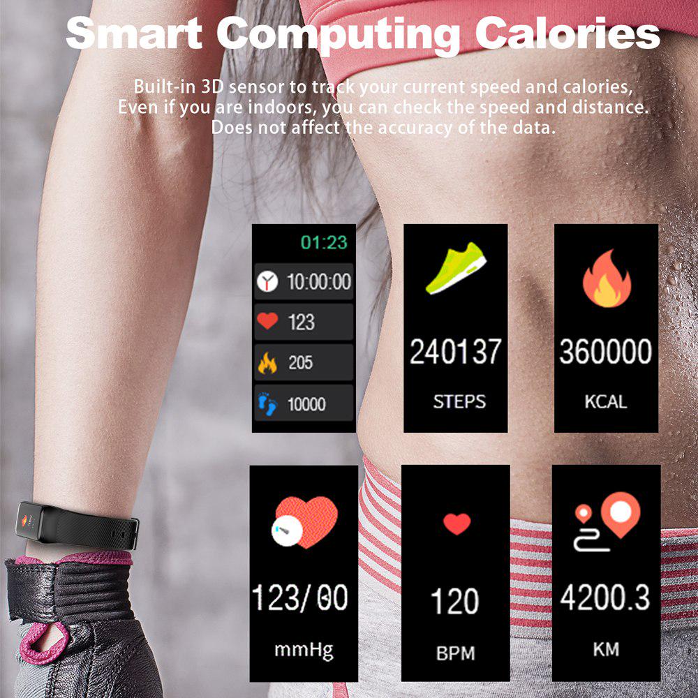 Buy B02 Smart Bracelet Bluetooth Sport Watch Heart Rate Monitor Blood