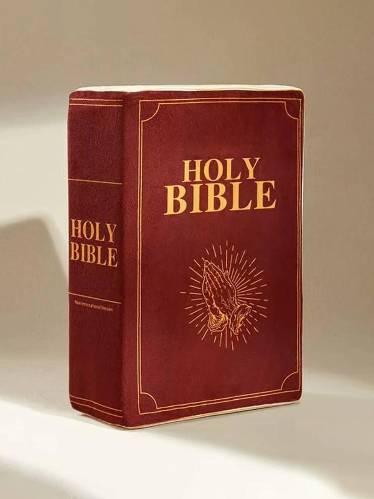 Book Plush That Opens Cozy Faith Bible Pillow Holy Bible Pillow Plush for Kids Adults Christian Gifts