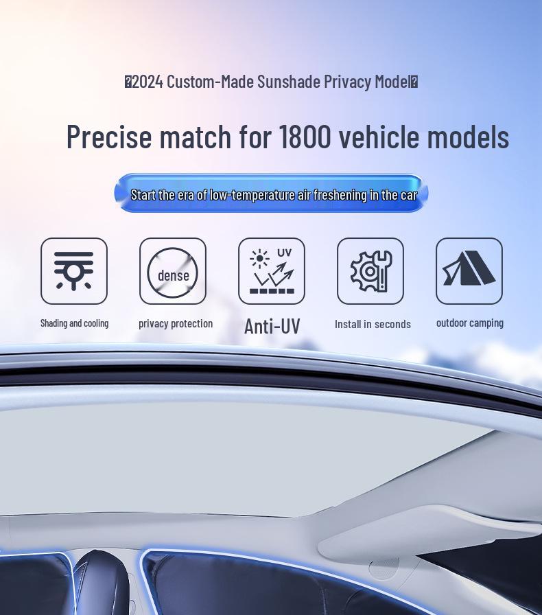 Changan/Oshan Vollabdeckung Sichtschutz-Sonnenschutz für CS35, CS55, CS75 PLUS, Eado, Yuexiang