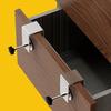 Fixing Clamp Simple Installation Time Saving Silver Helpful Woodworking Tool Drawer Mounting Clips for Home