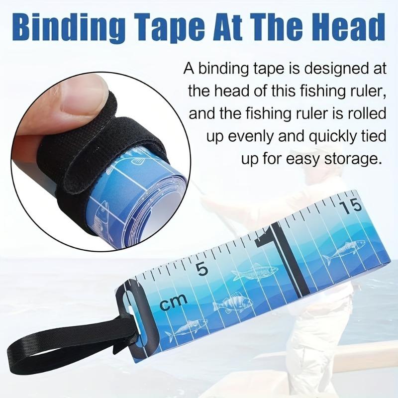 1PC Waterproof Foldable Fish Ruler - 35 Inches/90 Cm, Durable PVC Material, Essential Accessories for Fishing