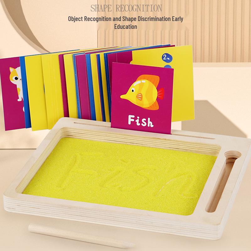 Montessori Sand Table for Kids: Numbers & Letters Writing Practice, Drawing, and Parent-Child Learning Tool