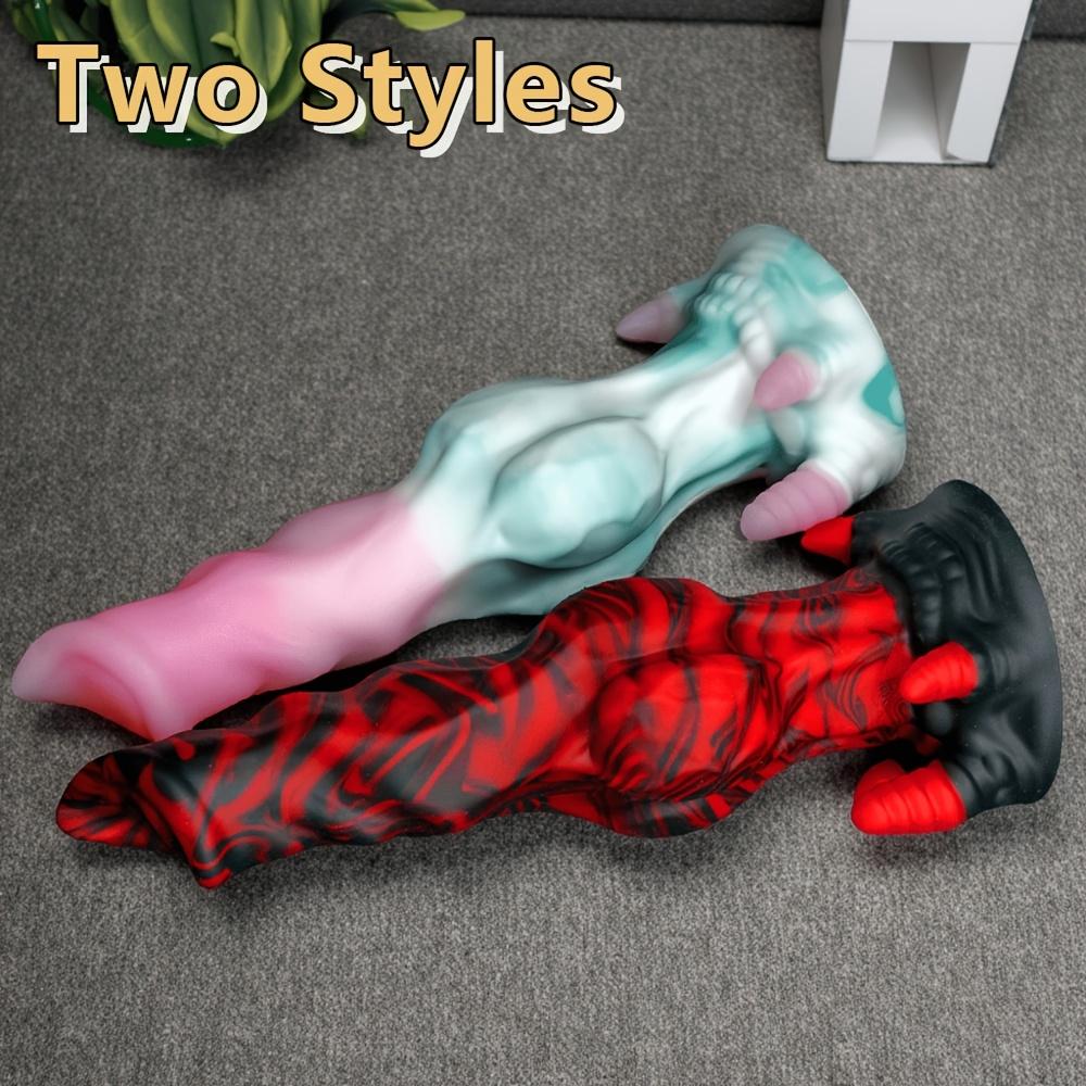 Alien Monster Anal Plug – Liquid Silicone Dual-Use Plug for Vagina & Anus, Strong Suction Cup, Flexible & Bodysafe, Unisex Adult Toy