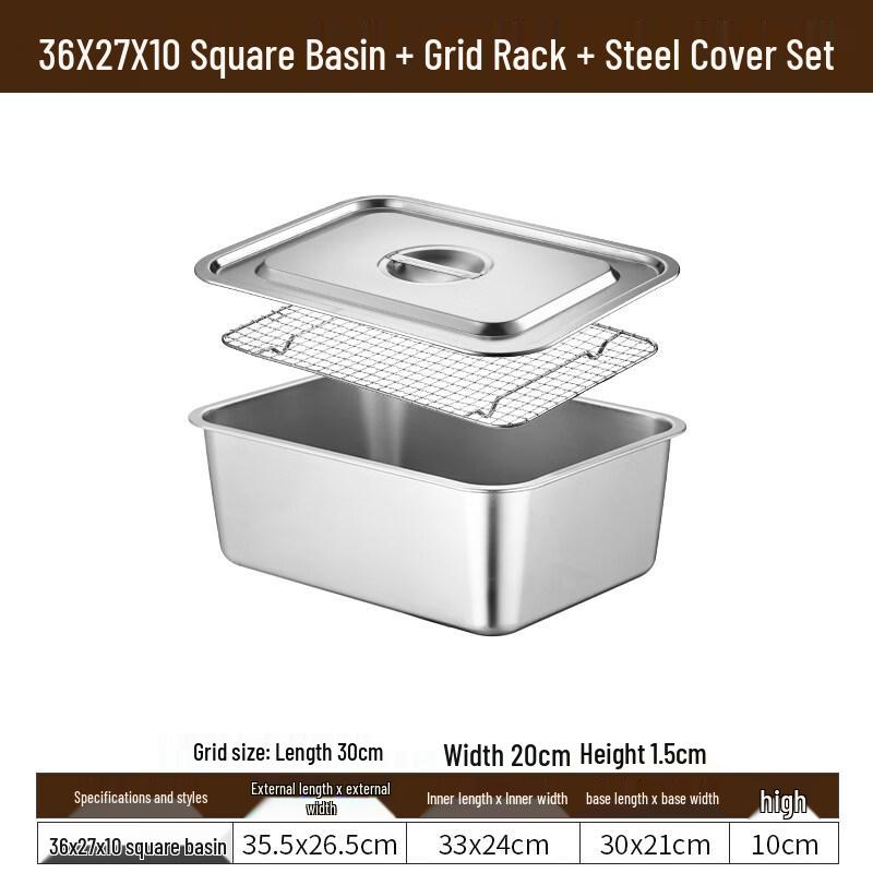 

Aokewen Titanium Drain Tray with Cutlery Holder