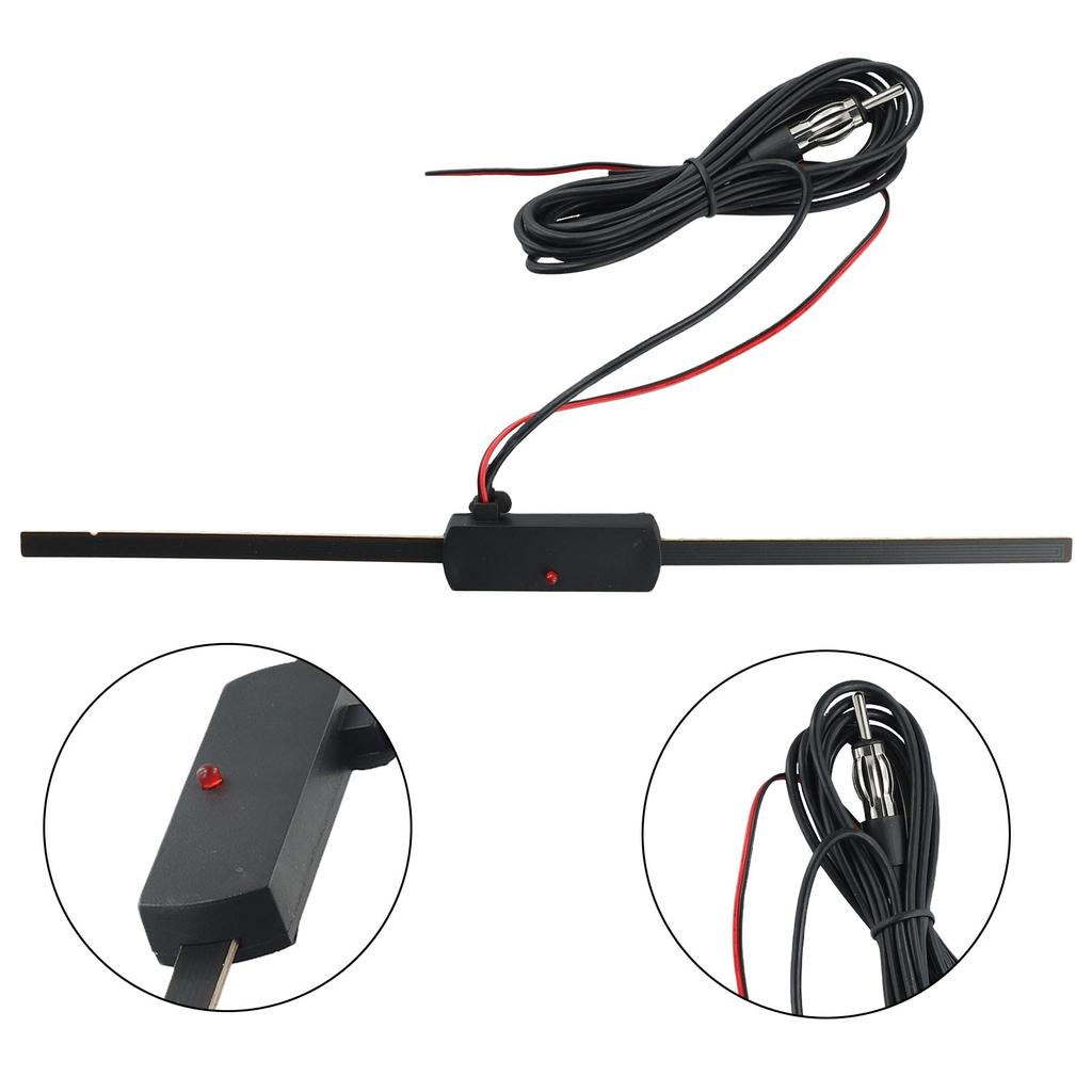 Windshield Car AM FM Radio Antenna Signal Booster 12V High Quality Parts New