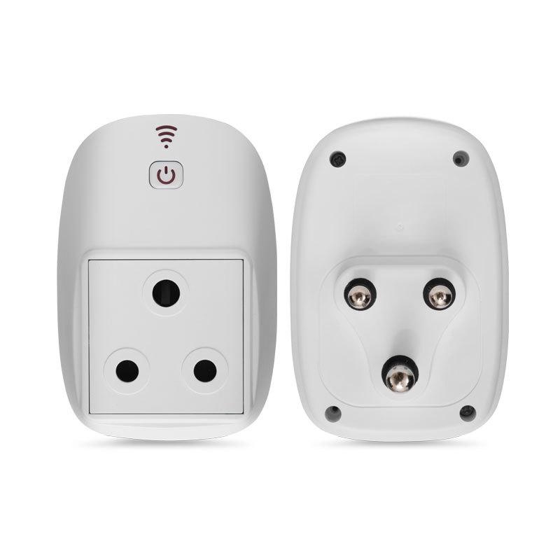 Wireless WiFi Zigbee Smart Socket - European, American, French Standards, Plastic Shell