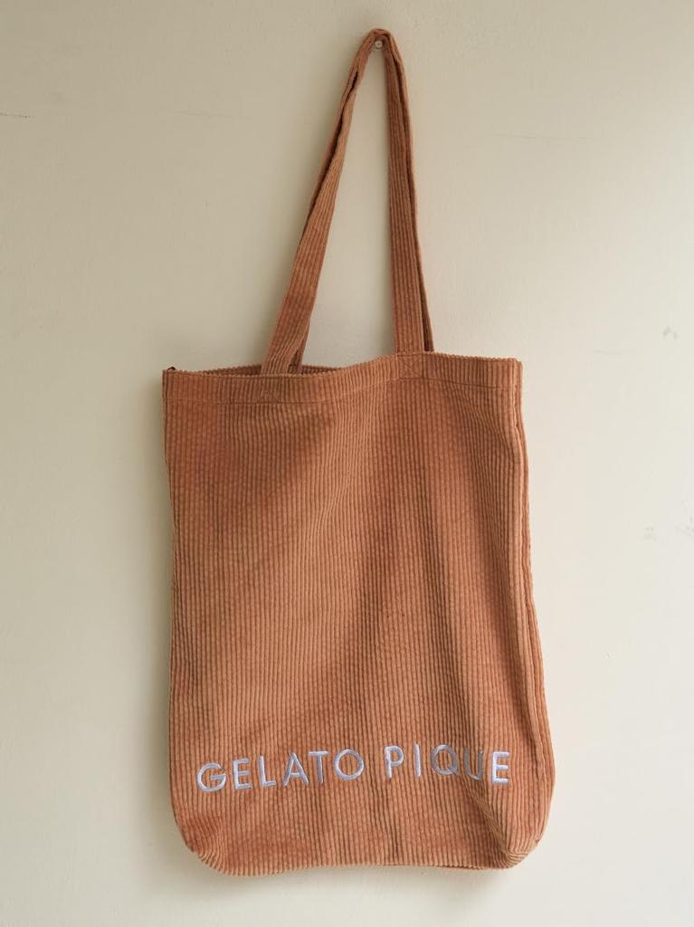 Gelato Pique Corduroy Tote Bag PWGB254702 ORG Women's
