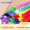Chenille Stems [Zinc Art] Macaron Wool Strips for DIY Children's Toy and Bouquet Crafts.