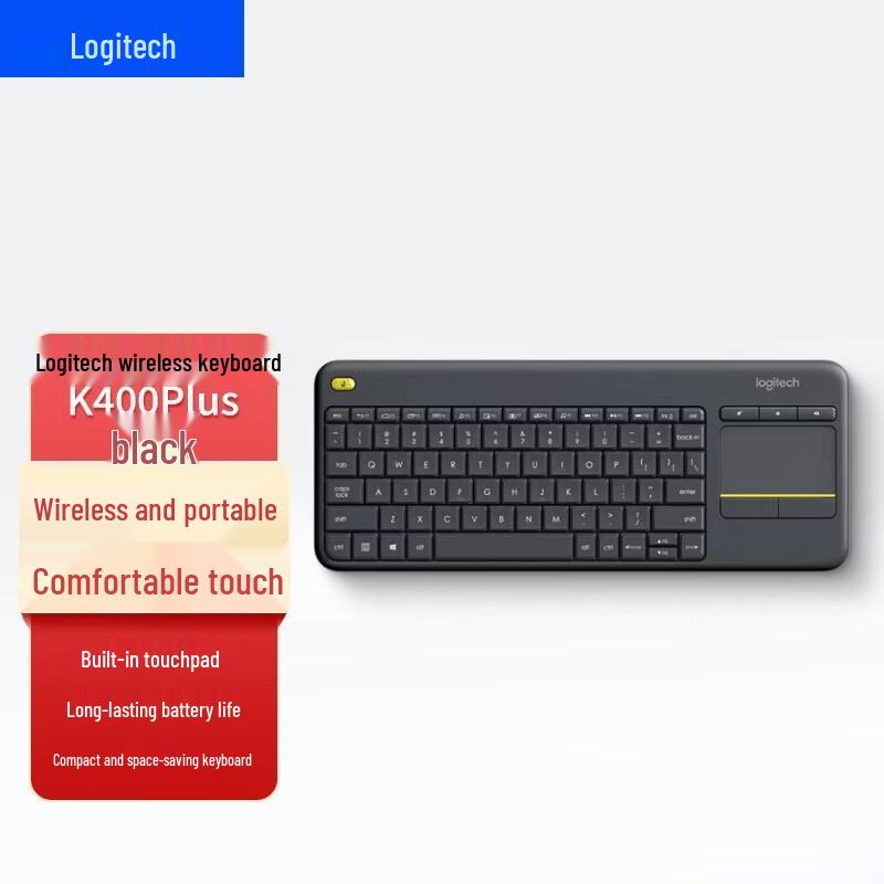 

Logitech K400 Plus Wireless Touch Keyboard