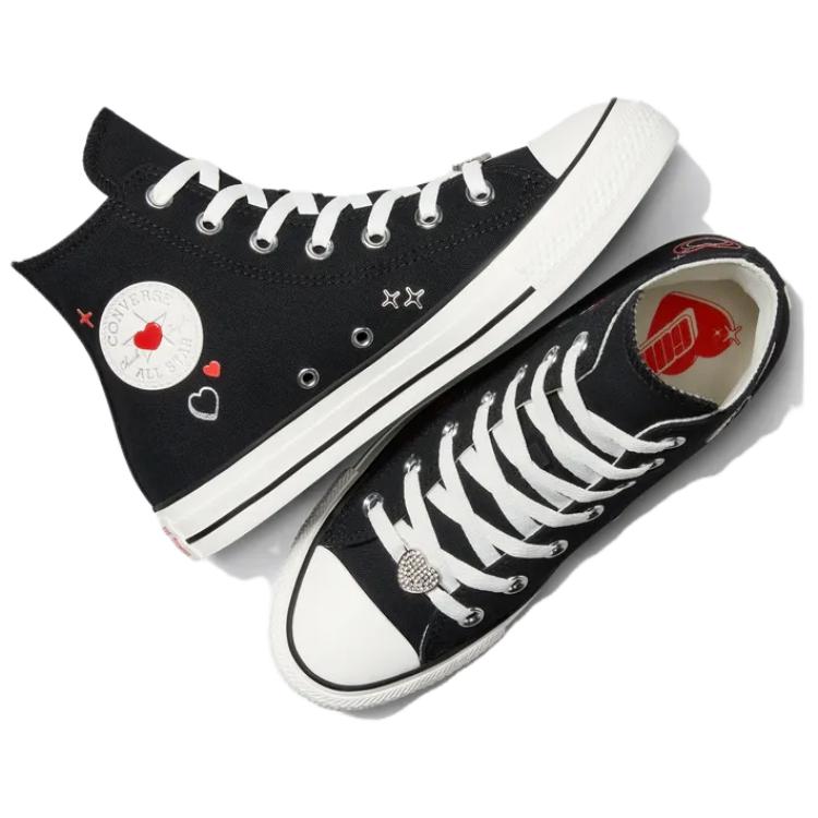 Converse Chuck Taylor All Star High Y2K Heart Black/Vintage White/Fever Dream Women's A09116C