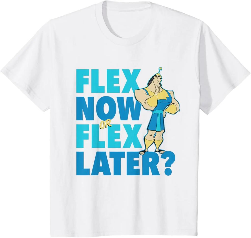 Hot Fashion The Emperor's New Groove Kronk Flex Workout T-Shirt S-4XL Four Seasons Unisex