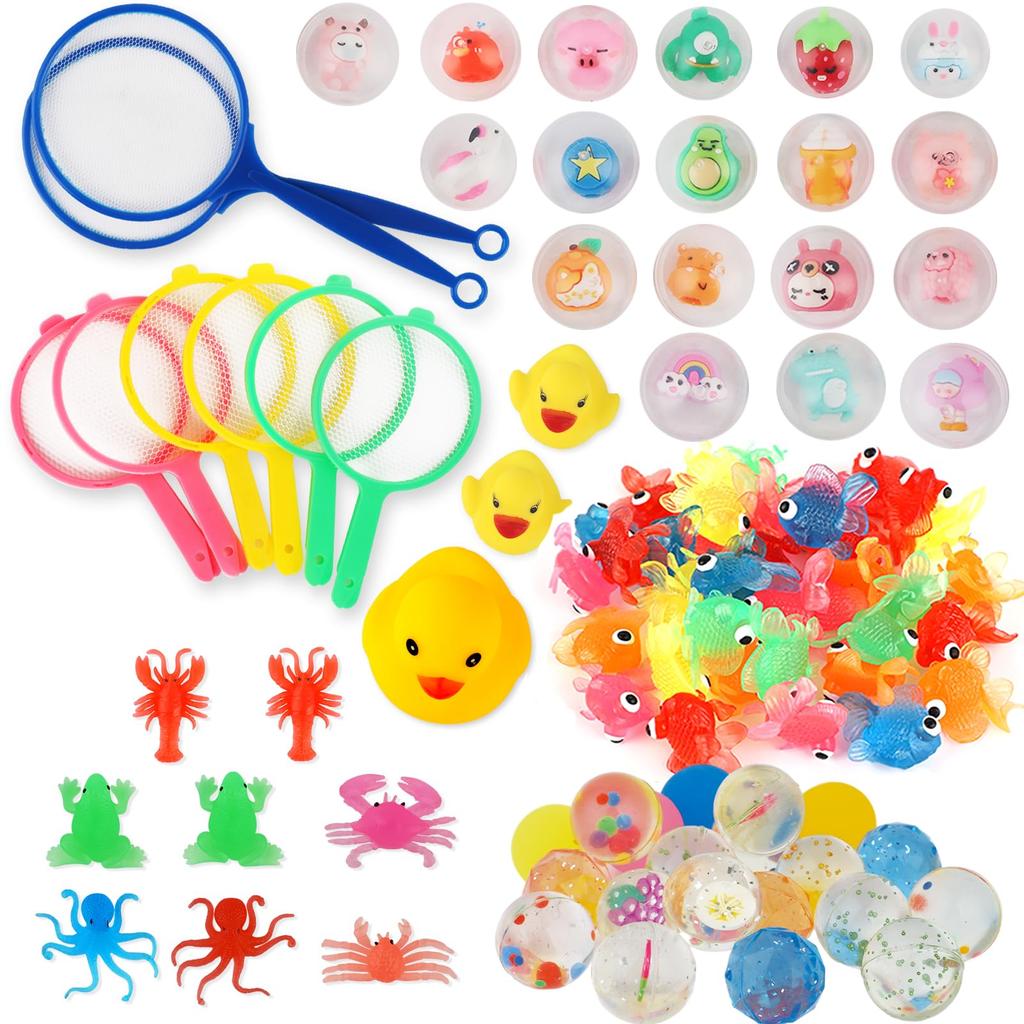 Super Ball Scooping Goldfish Scooping Perfect for Home Includes Super Summer Festival and Mochi Set, Set, Festivals, 115-Piece Set, Balls, Scooping,