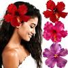 Artificial Flower Hibiscus Flower Hair Clip Photo Beach Travel Side Clip for Wedding