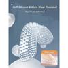 Upgraded Silicone Heel Grips Inserts Pads, Anti Slip Heel Cushion Stickers Foot Care Protector for Men Women Loose Shoes