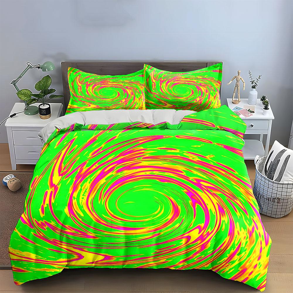 "Vivid Abstract Art Set Decoration" Soft Skin-Friendly Bedding Set Includes 1 Duvet Cover And 2 Pillowcase Gift