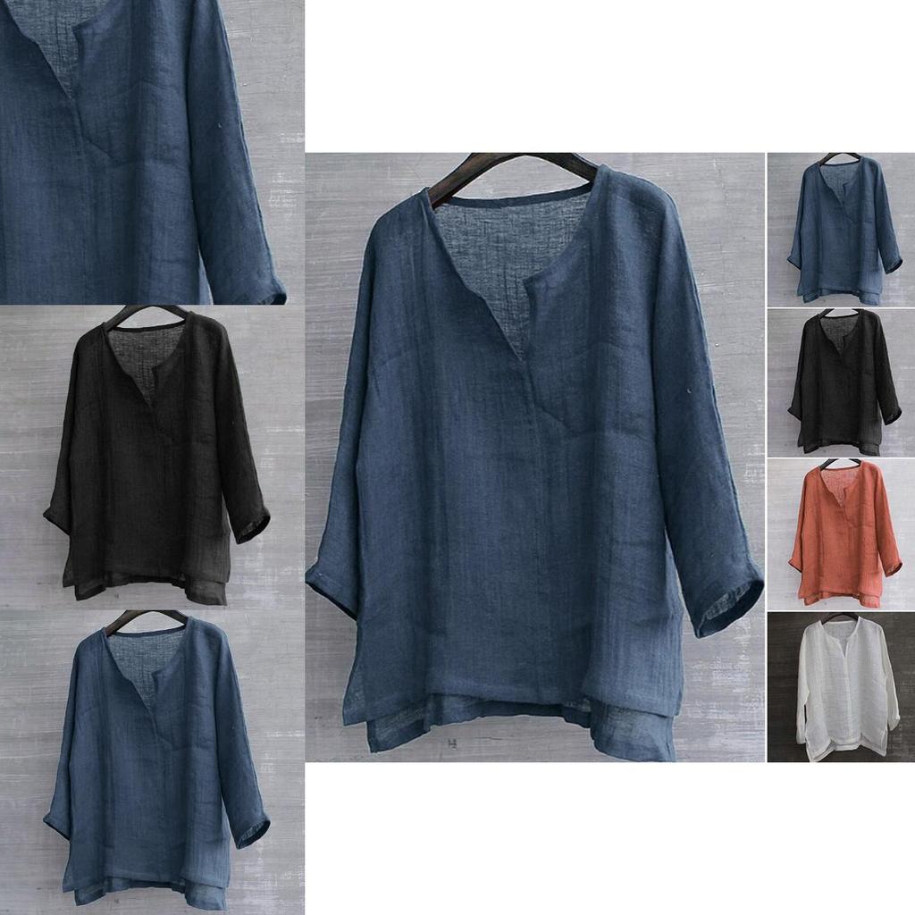 Premium Men's Linen Long Sleeve Shirt For Summer With Cool Loose Casual Design M-3xl