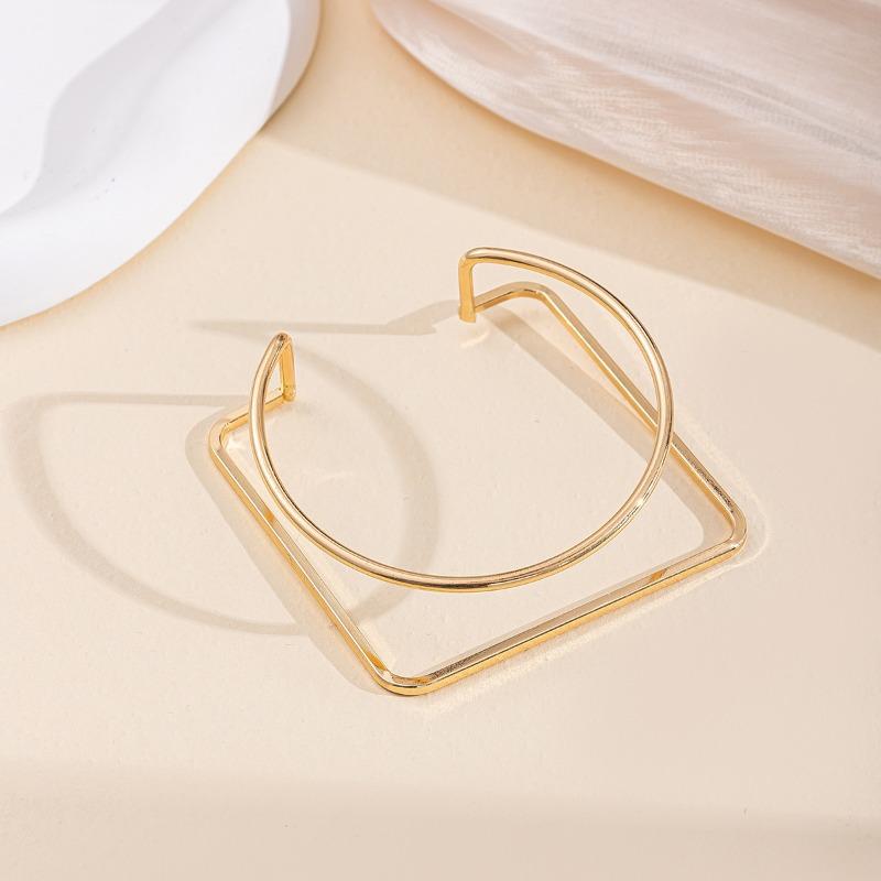 Alloy Bracelet Jewelry Fashion Simple Bracelet Personality Exaggerated Design Geometric Jewelry Women