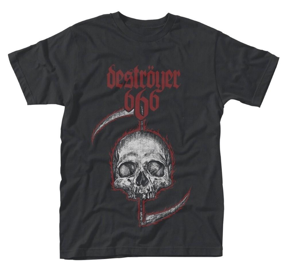 Destroyer 666 Skull T-Shirt XL