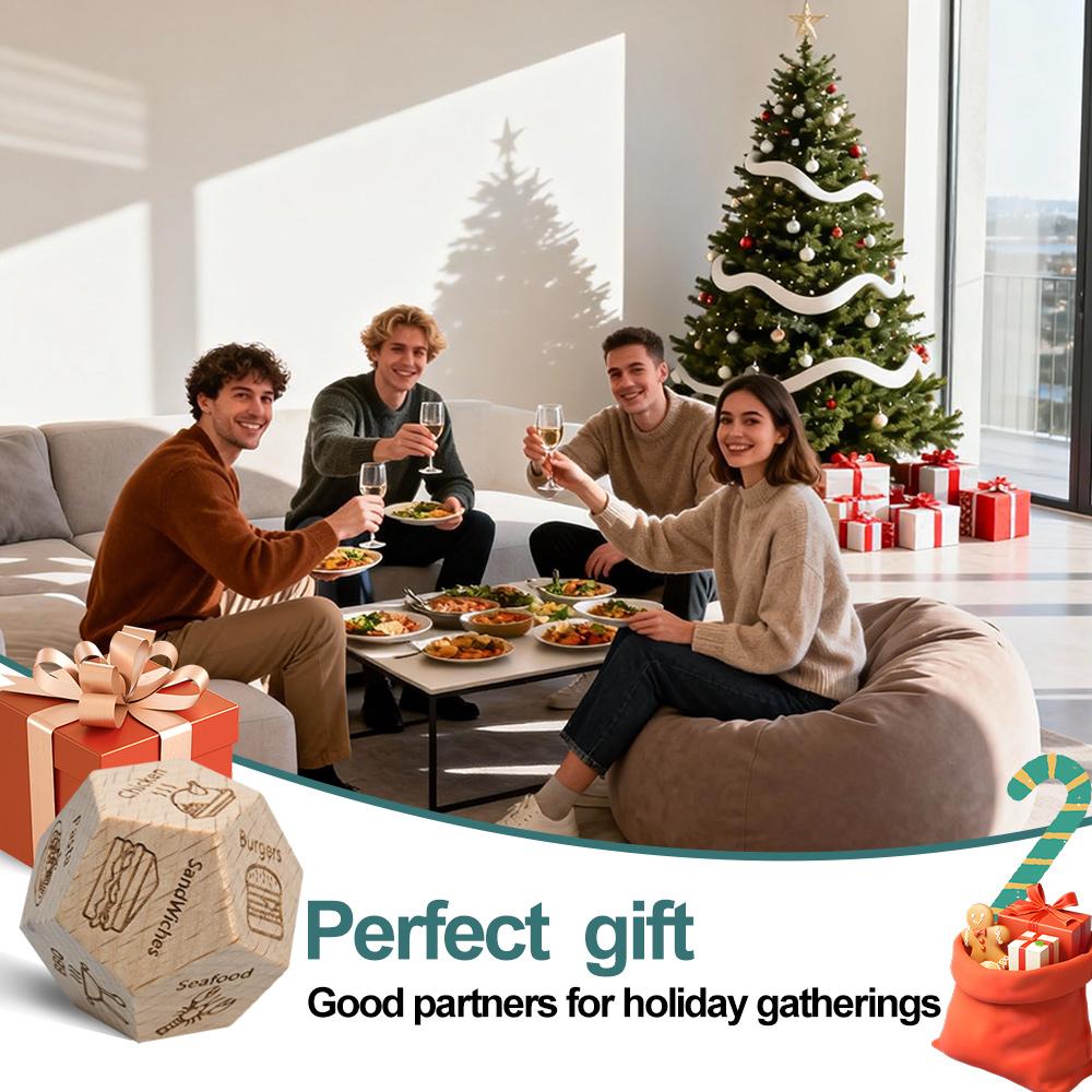 Essensentscheidungs-Würfel für Sie Ihn Paargeschenk Date Night Bestimmt Würfelset Weihnachten Valentinstag Würfelgeschenke für Frau Ehemann