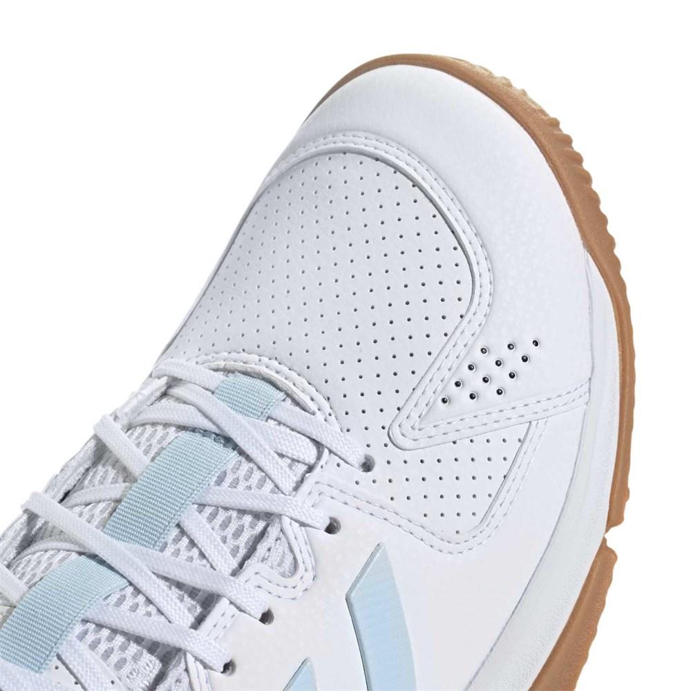 Adidas court flight sneakers breathable mesh White/Light Blue