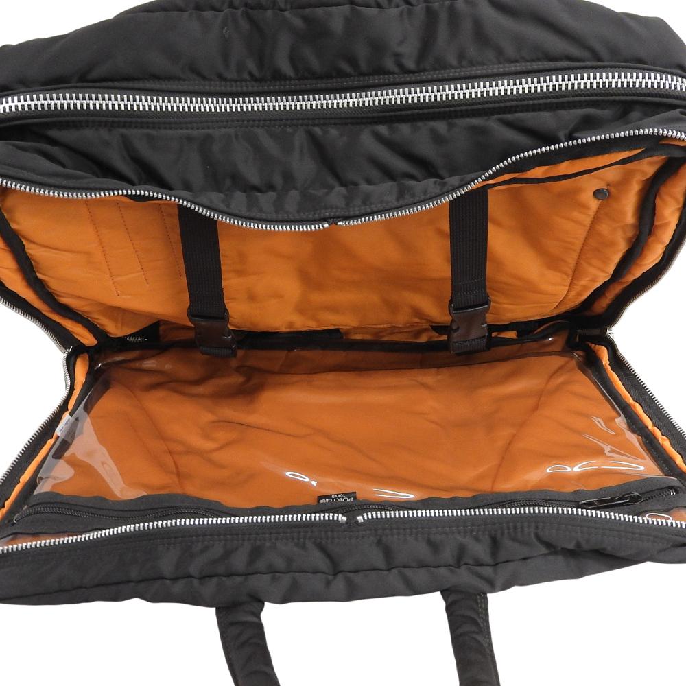 PORTER Tanker Overnight Nylon Briefcase, Men's, Black, 622-79309 Business bag briefcase blackUsed