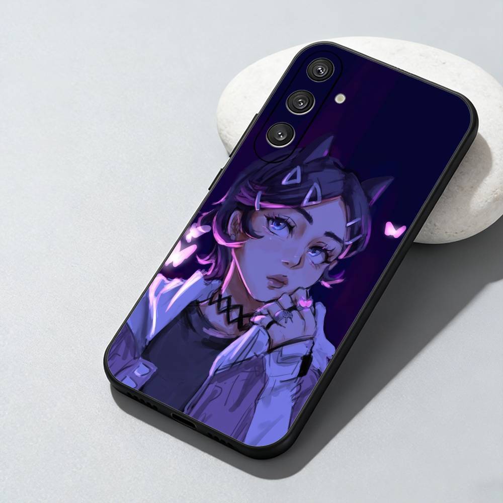 Game C-CLOV-ES V-ValorantES Phone Case For Samsung Galaxy A73,A72,A71,A70,A52,A51 Others Soft Black Cover