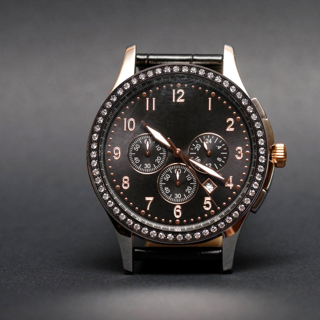 1Set Diamond Watch Bezel Ring Alloy Stylish Lightweight Decoration Protector for 3 45Mm Remodeling