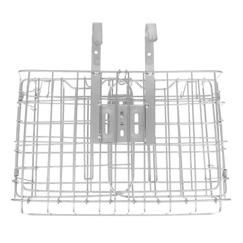 Mountain Bike Folding Storage Basket Bike Basket Front And Rear Hanging Thin Side Trailer Basket Bike Accessories Bike Basket